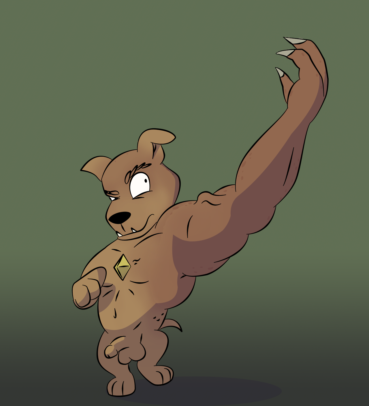 aa-artstuff:  Incomplete Scrappy rex growth sequence I posted elsewhere awhile back