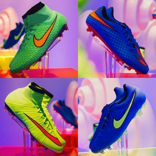 Bold colors for elite players. The new Highlight Pack from Nike.