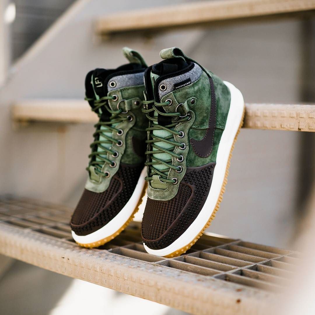 nike lunar force 1 duckboot baroque brown army olive