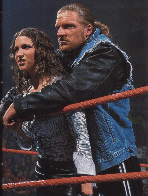 fishbulbsuplex:Triple H and Stephanie McMahon