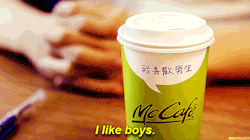fiery-skyline: gay-son-of-a-pastor:  hello-reylo:  YOU KNOW WHAT? BLESS MCDONALD’S. *EATS FAST FOODS IN THE NAME OF LOVE* #AsianLGBTQA Rights  This makes me happy   There was already a pen on the table. He literally got a new one for dramatic effect.