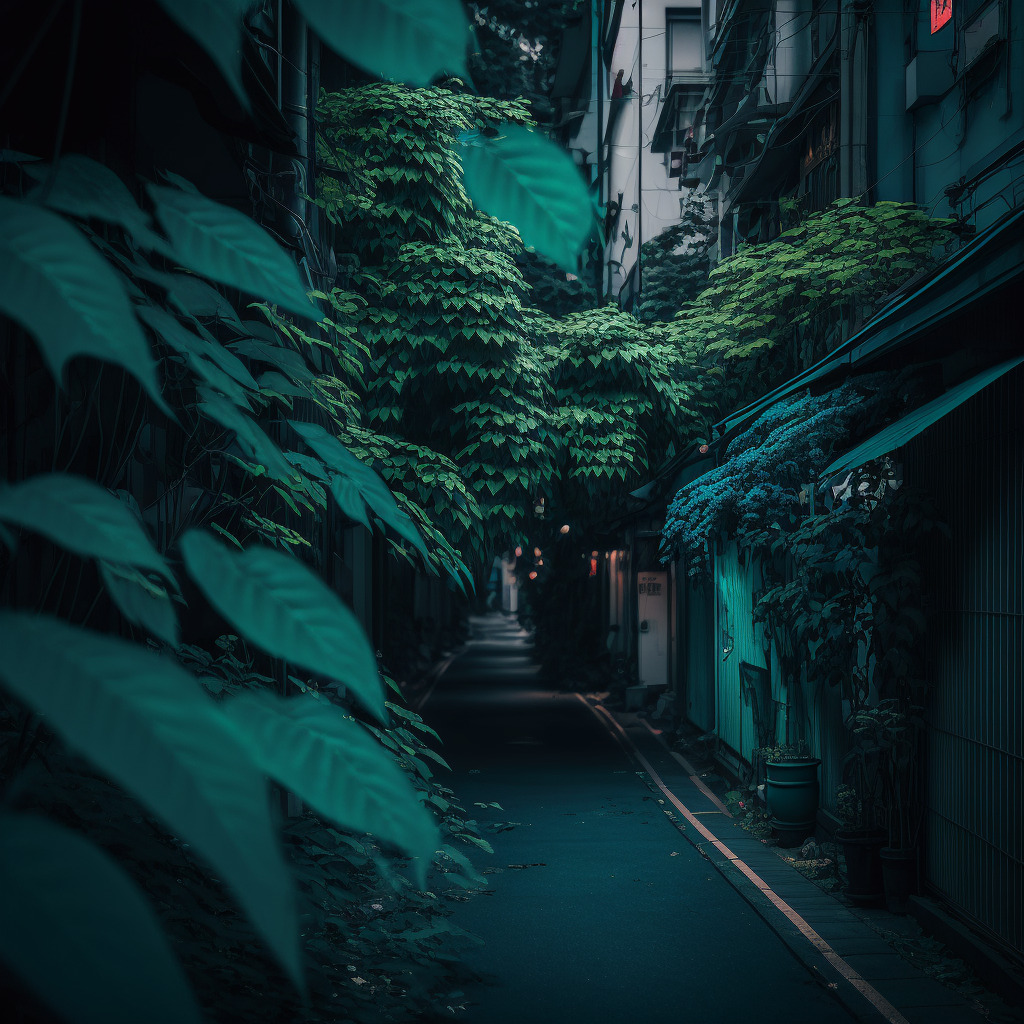 ai-dream:Urban jungle.
