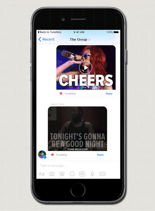 sizvideos:Better than gifs, send music emojis with sound thanks to TuneMoji. Discover it now!