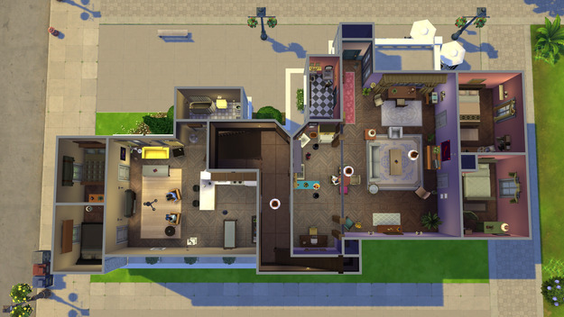 buzzfeedgeeky:  Some Genius Has Recreated “Friends” In The Sims 4 