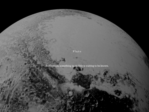 francisvaloising: The Solar System + Pluto Someday death will take us to another star