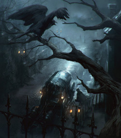 morbidfantasy21:  The Raven – fantasy concept