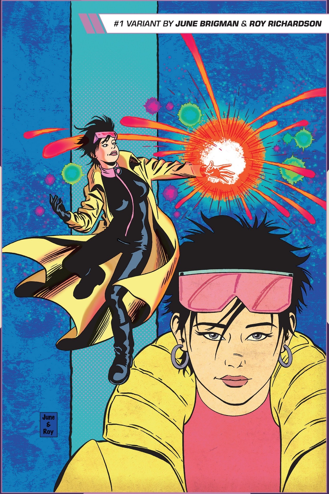 oxymitch: Generation X v2 #1, 2017 variant cover Jubilee (Jubilation Lee), then and