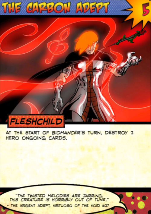 So since it’s October, I think I’ll post about Biomancer who’s one of my favorite villains in Sentin