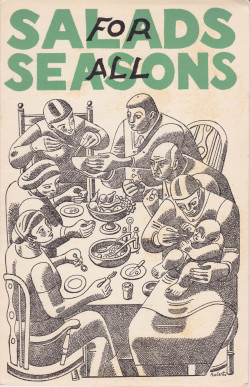 furtho:  William Roberts’ cover design for the London Health Centre’s booklet Salads For All Seasons, 1945 (via mikey)