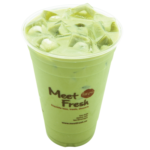 puriusagi:MEET FRESH | MATCHA MILK TEA W/RED BEAN & BOBA | MATCHA MILK TEA | MATCHA LATTE