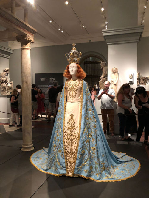 “Heavenly Bodies: Fashion and the Catholic Imagination” MET Museum Exhibition YSL Wedding Ensemble, 