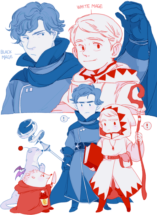 jinggie:[Sherlock X Final Fantasy] I gotta say.. Sherlmog and johnberry are my favs.