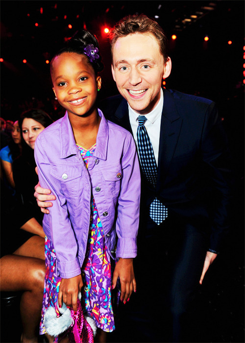 Quvenzhane Wallis And Tom Hiddleston Together In A Photo!Am I Like The Only One Who Thinks A Mashup Film