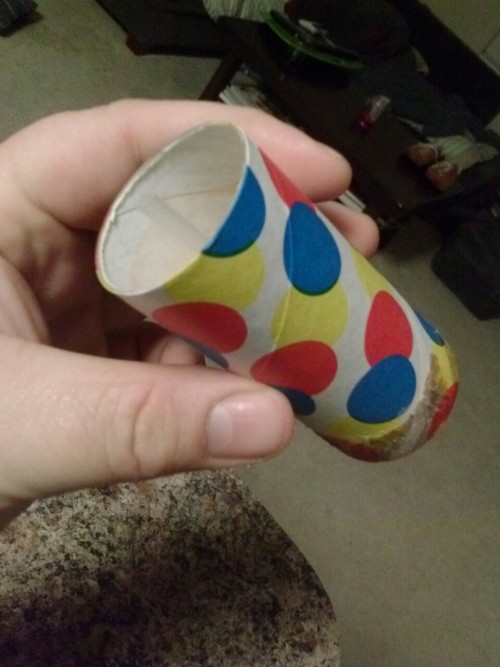 Push pops are where toilet paper rolls disappear to.