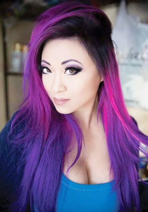 Colorful hair porn pictures