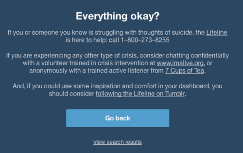 once-upon-a-smile:Tumblr, you’re doing something right.This is what happens when you search the tag 