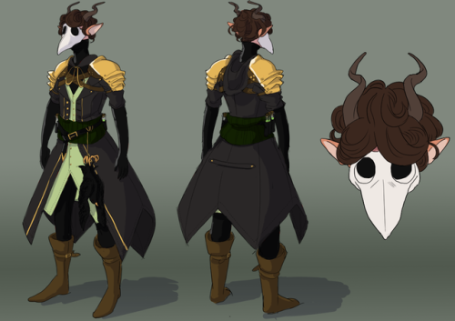 A Commission I Did For My Friend @lightsmasher - A Design Sheer Of His Witchsona I Made Up A Year Or