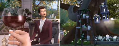 plumbobteasociety:Rustic Romance Stuff for Sims 4 The love child (hah!) of @litttlecakes and @zx-ta,