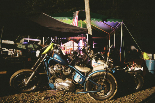 Strange Days 7. Long exposure bikes in the night. 