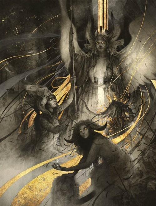 “Fatae” by Yoann-Lossel And when the fallen angels lay down to sleep, they dream of being angels again.