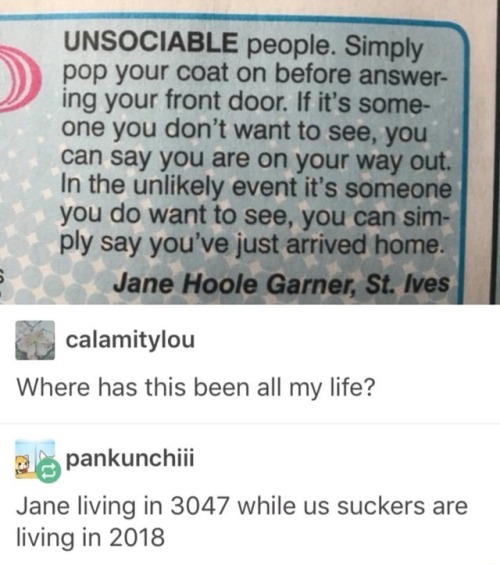 shittylifeprotips: SLPT: Put on your coat when answering your door, to those of us who are unsociabl