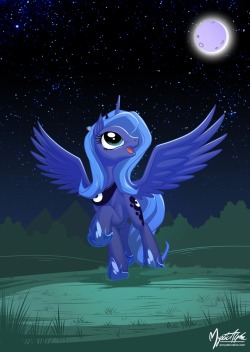 flufffycloud:  Happy Luna by *mysticalpha