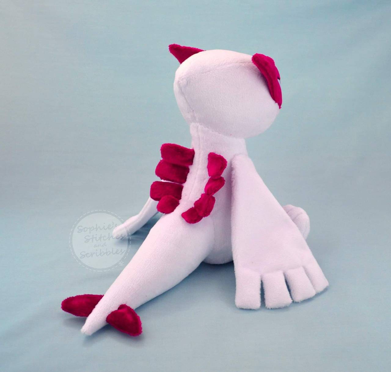 Sugarstitch Studio Shiny Lugia Custom Plush Sits Around