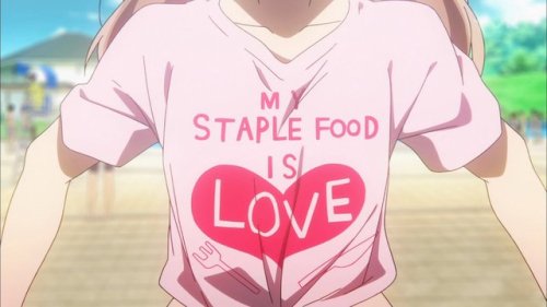 emonewtype: tomatomagica: oh mood? This is the Legendary Unedited Staple Food Shirt Girl, only appea