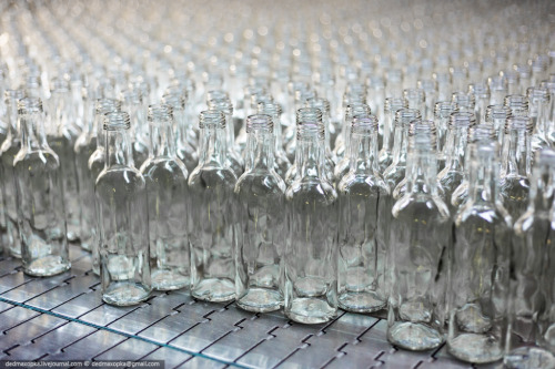 odditiesoflife:Glass Bottle Manufacturing Plant, RussiaThis is the Novosibirsk plant - a company wit