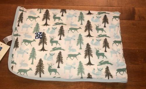 kickee-pants.babyswaddling.biz/Kickee Pants Natural Woodland Swaddling Blanket Swaddle New