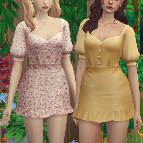 trillyke:Woodland DressI know I said no new CC this month, but basically this is not entirely new! I