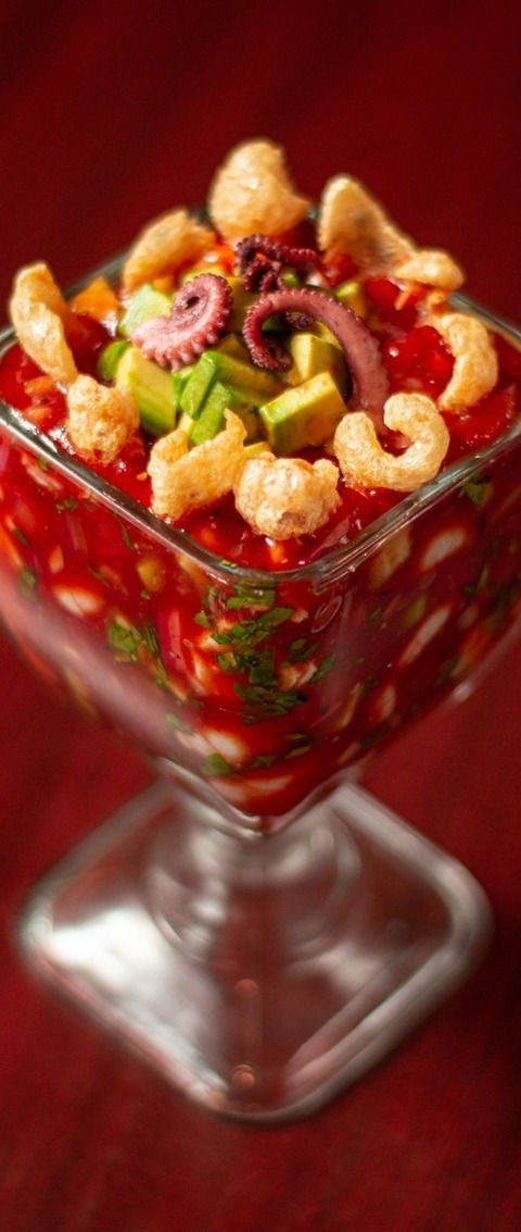 Campechana Shrimp And Octopus Cocktail