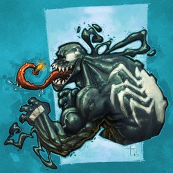 comicbookartwork:  Venom by Rolando Mallada