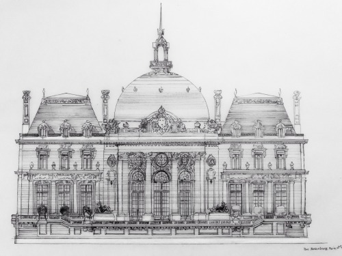 Sketch by Channing H.M / Paris