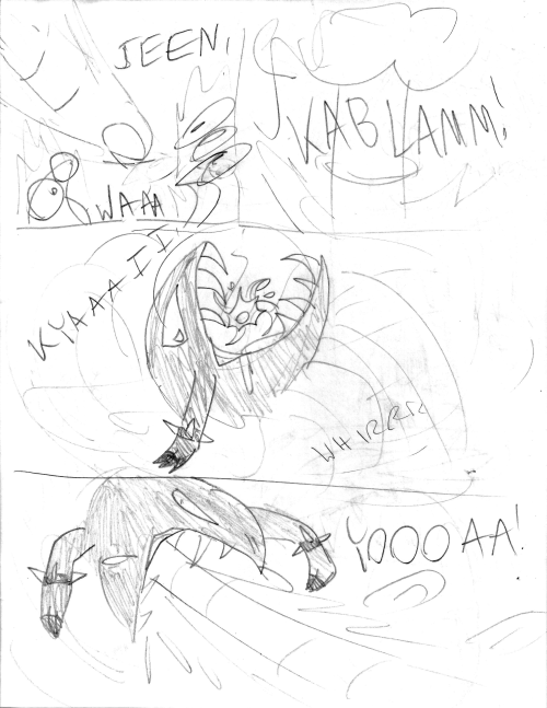 OLD ART - THE GALACTIC CITY, PART 3More of that old comic I sketched when I was 16 because pandemic 