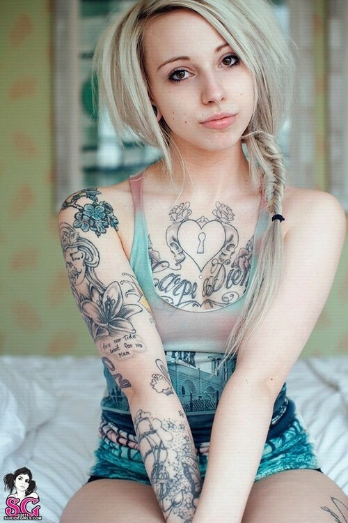 sexxyinkedgirl:  Follow us For The finest Inked Girls and female Tattoo Models around
