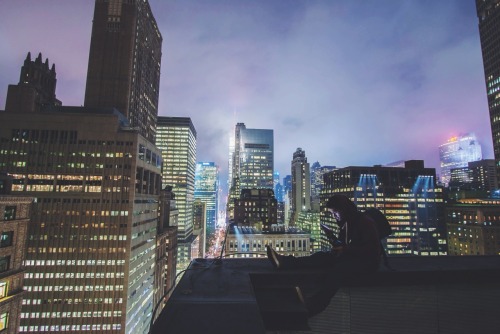 humzadeas:  On the roofs with Matt Saatchi.