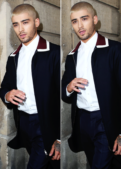 Porn Pics styles-malik: Zayn at the Valentino Spring/Summer