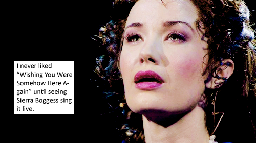 sierra boggess christine wishing you were somehow here again