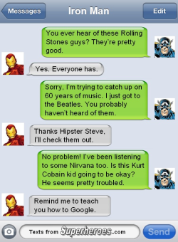 textsfromsuperheroes:  Read More of the Best of Captain America on Texts From Superheroes    Oh this&hellip;this is too funny
