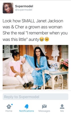 chocolatecakesandthickmilkshakes:  svpermodeling:  LMAO   The weirdest thing about this photo is Cher hasn’t changed one fuckin’ bit. She a vampire.