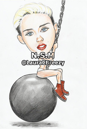 Miley Cyrus (@MileyCyrus) “Wrecking Ball”