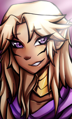 momoouji:  letnia:Finished momoouji&rsquo;s amazing elf Marik*o* I hope I didn&rsquo;t mess up your super cute lineart too much (｀・ω・´)”It was so much fun colouring someone else’s style for once, pretty good to get out of comfort zone with