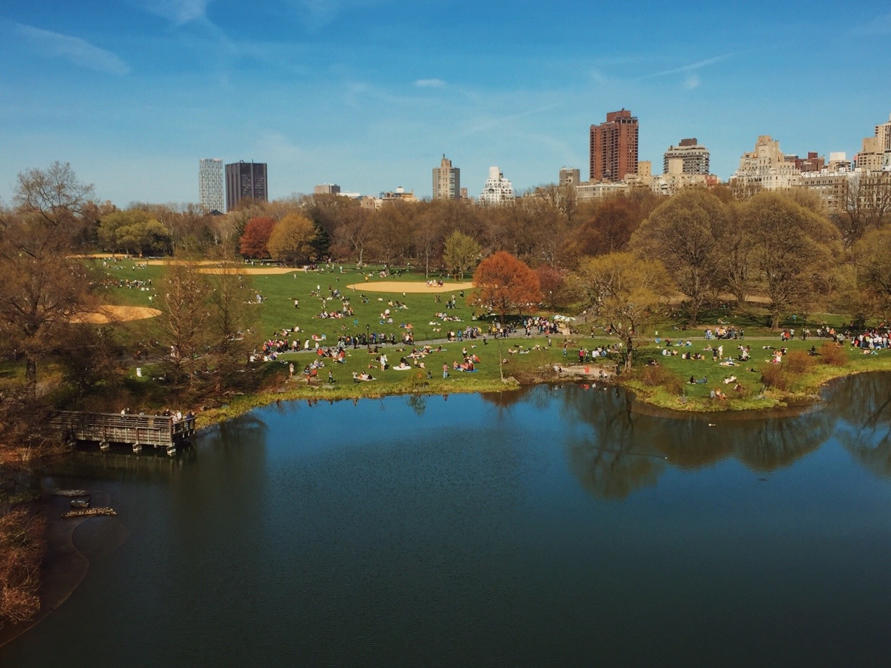 Silly photo + VSCO cammed out photo Central Park,...