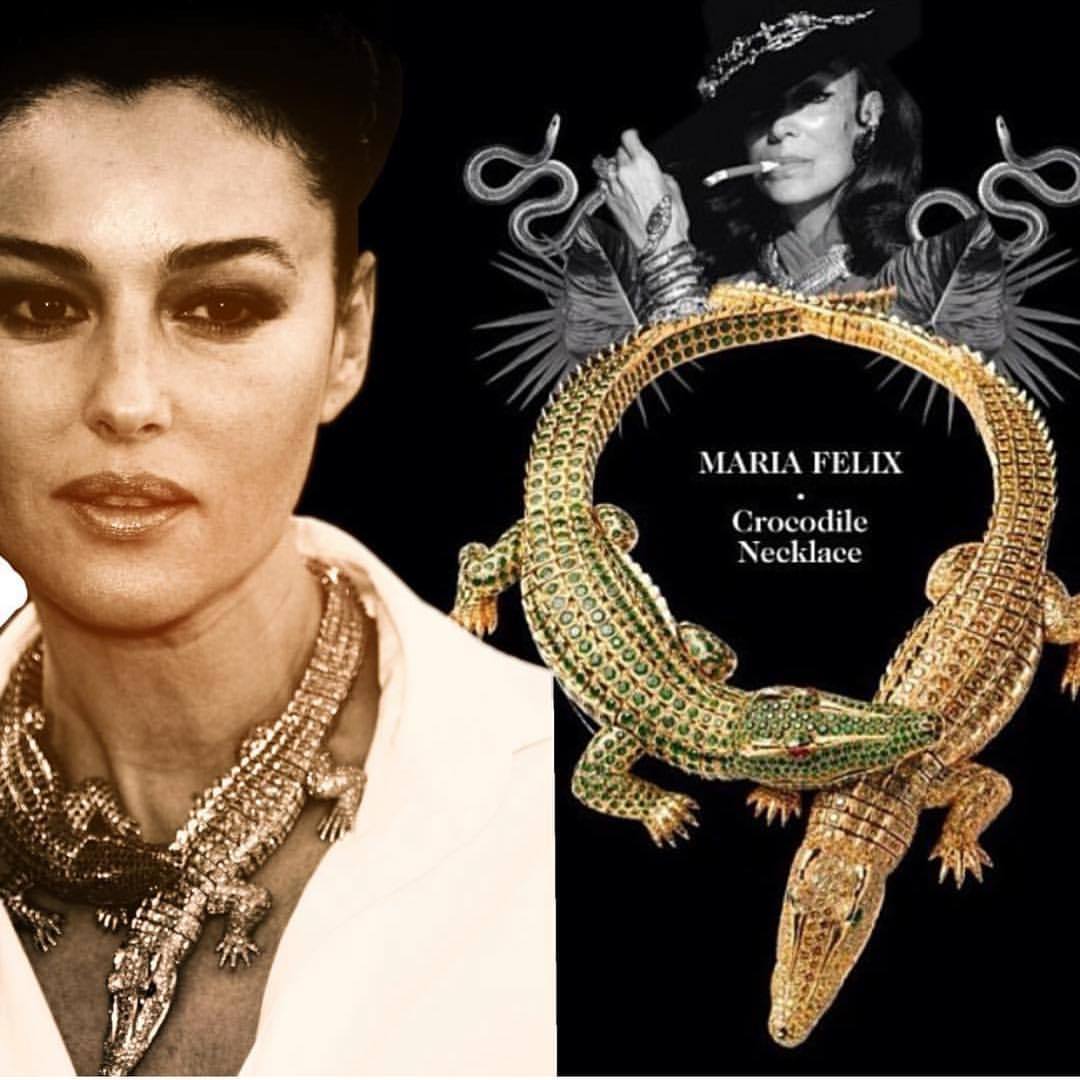 crocodile necklace cartier