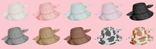 Bucket Hat with Sheep Earshq compatiblebase game compatible10 swatchesavailable for all genders and 