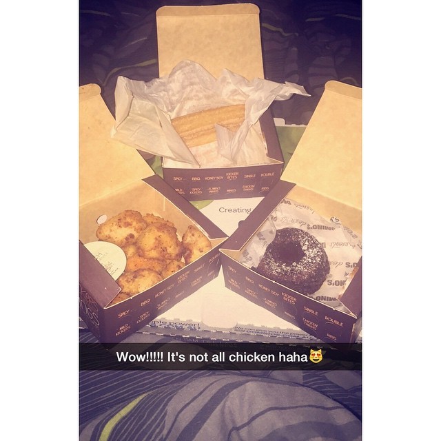 It&rsquo;s get better haha!! ❤️ @moonshineing   #churros #chicken #lavacake