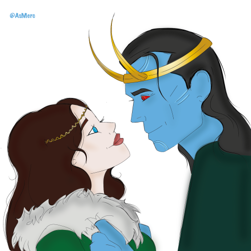 asmerc: King and Queen of Jötunheim? ❄️ Yeah, okay ‍♀️