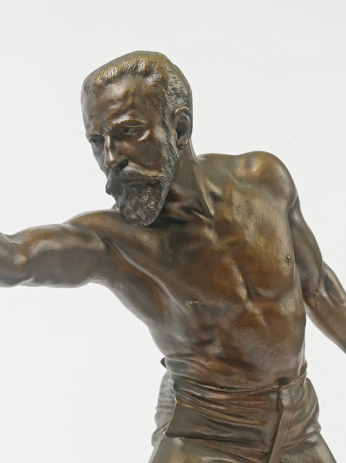 beardbriarandrose:  Nicolas Mayer French, Le Duel, 1887, bronze with brown patina 