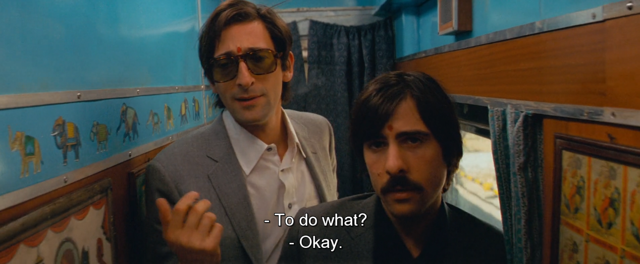 The Darjeeling Limited (2007, Wes Anderson) – The Stop Button